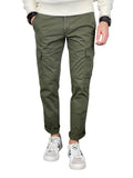 40Weft Pantalone Cargo Uomo AIKO_1687 - Verde