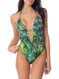 4Giveness Costume Intero Bird Of Paradise Donna FGBW3550 - Verde