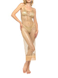 4Giveness Vestito Mare Diamonds Net Donna FGCW3782 - Oro