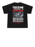 5tate of mind T-shirt 4 The Culture Uomo TSSOM4134 - Nero