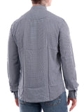 Armani Exchange Camicia Casual Uomo 3DZC49ZNRNZ Navy White - Blu