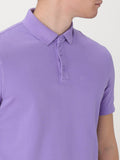 Armani Exchange Polo Uomo 3DZFABZJXUZ Dahlia Purple - Viola