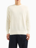 Armani Exchange Pullover Uomo 3DZM6FZMQ7Z Off White - Bianco