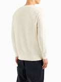 Armani Exchange Pullover Uomo 3DZM6FZMQ7Z Off White - Bianco