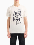 Armani Exchange T-shirt Uomo 3DZTAAZJA5Z Off White - Bianco