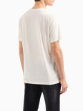 Armani Exchange T-shirt Uomo 3DZTAAZJA5Z Off White - Bianco