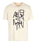 Armani Exchange T-shirt Uomo 3DZTAAZJA5Z Fog - Avorio