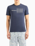 Armani Exchange T-shirt Uomo 3DZTACZJ9TZ Night Sky - Blu