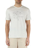 armani exchange t shirt uomo 3dztafzja5z off white bianco 4467535