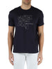 armani exchange t shirt uomo 3dztafzja5z night sky blu 7990328