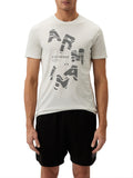 Armani Exchange T-shirt Uomo 3DZTBEZJA5Z Off White - Bianco