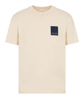 Armani Exchange T-shirt Uomo 3DZTHMZJ8EZ Fog - Avorio