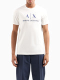 Armani Exchange T-shirt Uomo 3DZTJEZJH4Z Off White - Bianco