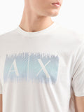 Armani Exchange T-shirt Uomo 3DZTJGZJBYZ Off White - Bianco