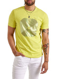 Armani Exchange T-shirt Uomo 3DZTJKZJE6Z Yellow Plum - Giallo