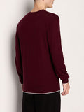 Armani Exchange Pullover Uomo 6RZM1FZMW8Z - Bordeaux