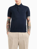 Armani Exchange Polo Uomo 8NZF5DZM3JZ Navy - Blu