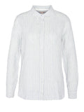 Barbour Camicia Casual Camicia Marine Bianco Donna LSH1315 Chambray Stripe - Celeste