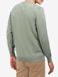 Barbour Pullover Pima Cotton Crew Uomo MKN0932 Agave Green - Verde