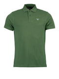 Barbour Polo Tartan Pique Uomo MML0012 Racing Green - Verde