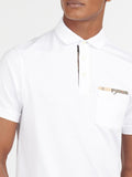 Barbour Polo Corpatch Uomo MML1071 - Bianco