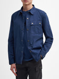 Barbour Giubbino Circuit Overshirt Uomo MOS0364 Cobalto - Blu