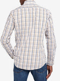 Barbour Camicia Casual Eldon Tailored Uomo MSH5081 - Blu Giallo