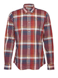 Barbour Camicia Casual Kidd Tailored Uomo MSH5295 - Rosso