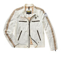 Blauer Giubbino Biker Uomo 24SBLUC01402-006530 - Bianco