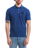 Blauer Polo Uomo 24SBLUT02155-006803 - Blu