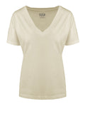 Bomboogie T-shirt V Neck Donna TW7359TJOR4 Ivory - Avorio