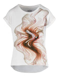 Bomboogie T-shirt Big Liquid Donna TW8496TJSN4 - Bianco