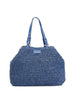 cafenoir borsa shopper crochet donna c3va0601 blu 5239578