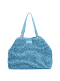 CafèNoir Borsa Shopper Crochet Donna C3VA0601 Acqua Marina - Celeste