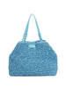 cafenoir borsa shopper crochet donna c3va0601 acqua marina celeste 6635017