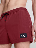 Calvin Klein Shorts Mare Drawstring Uomo KM0KM00979 - Bordeaux