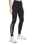 Converse Leggings Wordmark Donna 10024544-A01 Black - Nero