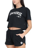 Converse Shorts Sportivi Retro Chuck Donna 10026392-A02 - Nero