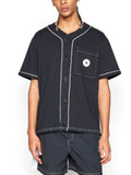 Converse Camicia Casual Retro Chuck Baseball Uomo 10026824-A02 - Nero