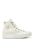 Converse Sneakers Ctas Lift Hi Donna A09114C - Avorio