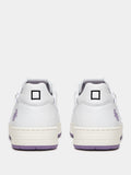 Date Sneakers Court Fruit Bianco Donna W401-CR-FT - Viola