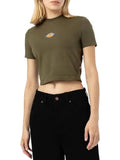 Dickies T-shirt Maple Valley Donna DK0A4XPO Dark Forest - Verde