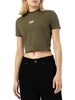 dickies t shirt maple valley donna dk0a4xpo dark forest verde 7955136