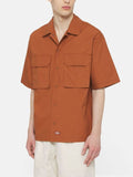 Dickies Camicia Casual Fishersville Uomo DK0A4YS6 Mocha Bisque - Marrone