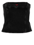 Diesel Top DeVille Nero Donna A1277409I30 - Denim