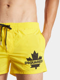 Dsquared2 Shorts Mare Uomo D7B5F5600 Yellow - Giallo