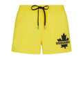 Dsquared2 Shorts Mare Uomo D7B5F5600 Yellow - Giallo