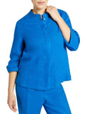 Elena Mirò Camicia Casual Camicia Donna 5037P11243 Oltremare - Blu