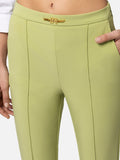 Elisabetta Franchi Pantalone Chino Donna PA03041E2 Pistacchio - Verde