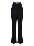 Elisabetta Franchi Pantalone Palazzo Donna PA04642E2 - Nero